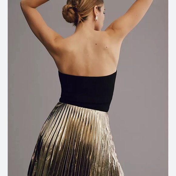 Box pleat metallic mini - Picture 3 of 7